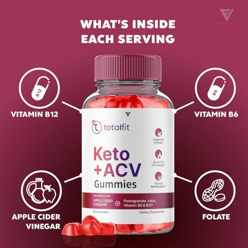 (2 Pack) Total Fit Keto ACV Gummies Advanced Apple Cider Vinegar Supplement Reviews Fyvus Au supplements