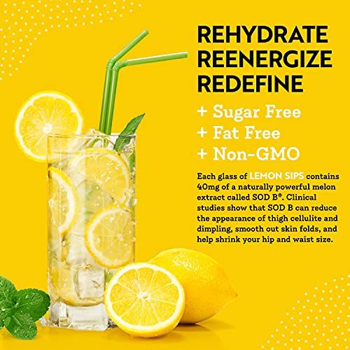 Dr. Kellyann Lemon Sips - Diet Citrus Drink Mix - Rehydrate, Detox, Revitalize - Sugar Free Dr. Kellyann Au supplements