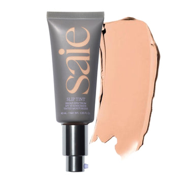Saie Slip Tint Tinted Moisturizer with SPF 35 - Light Coverage, Glowy Skin Tint & Mineral Sunscreen for Face with Hydrating Hyaluronic Acid - Summer Makeup Essential - Shade Three + Half (1.35 oz) Saie Au supplements