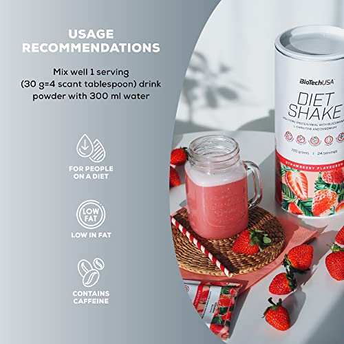 BioTechUSA Diet Shake | High-Protein, Low-Fat | with Superfoods, Chromium, Glucomannan BioTechUSA Au supplements