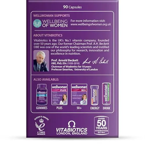 WELLWOMAN ORIGINAL CAPS Wellwoman Au supplements