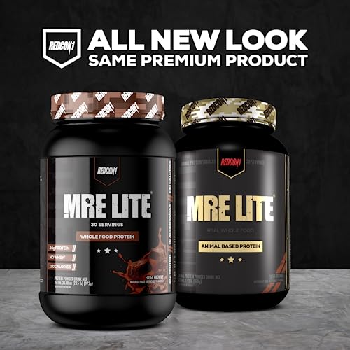 REDCON1 MRE Lite Whole Food Protein Powder, Blueberry Cobbler - Low Carb & Whey REDCON1 Au supplements