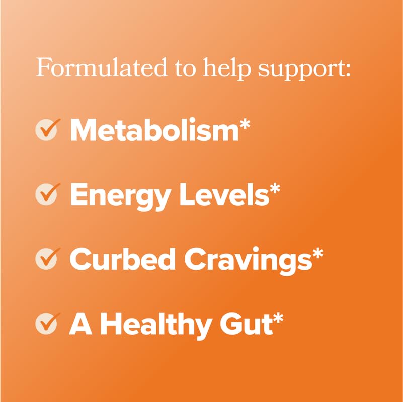 URO Metabolism + Probiotic Support Capsules – Metabolism, Gut Health & Sustained Energy – with Chromium Picolinate, Green Coffee Bean Extract & Targeted Probiotics – 1 Month Supply – 30 Servings O Positiv Au supplements
