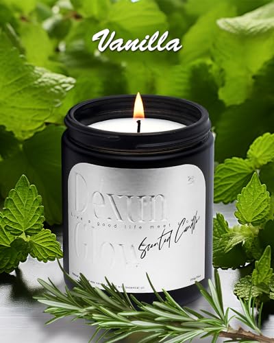 Aromatherapy Candle, Handcrafted with Natural Soy Wax and Essential Oils for Home Scented Dexun Glow Au supplements