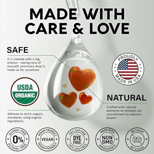USDA Organic Mullein Drops for Lungs - Mullein Leaf Extract Supplement - Made in USA NUTRAHARMONY Au supplements