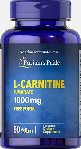 Puritan's Pride L-Carnitine Fumarate 1000 mg-90 Caplets Puritan's PrideAU supplements