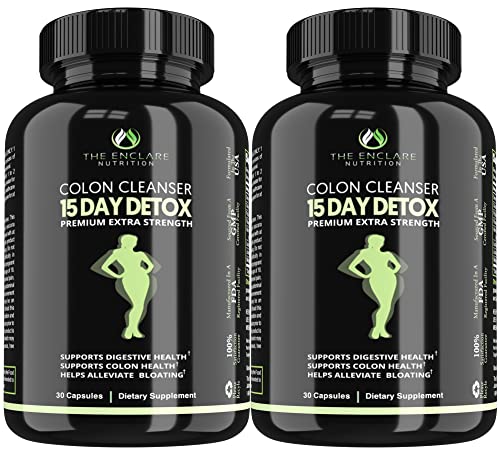 Colon Cleanse Fast-Acting Colon Cleanser Detox; Healthy Bowel Movement THE ENCLARE NUTRITION Au supplements
