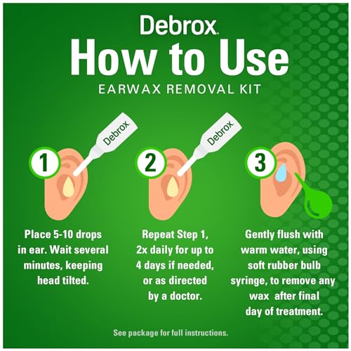 Debrox Ear Wax Removal Kit, Ear Cleaning Kit Includes Rubber Bulb Syringe Debrox Au supplements