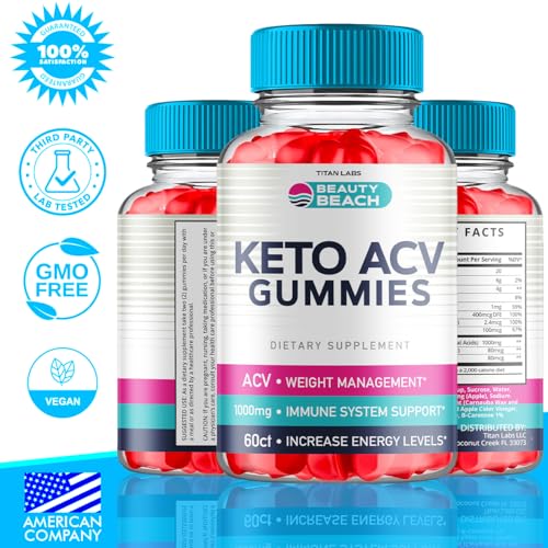 (5 Pack) Beauty Beach Keto ACV Gummies, Beauty Beach Keto ACV Gummies Advanced Titan Labs Au supplements