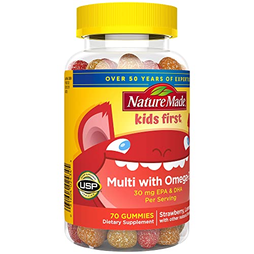 Nature Made Kids First Multivitamin with Omega-3, Kids Gummy Multivitamins with Vitamins and Minerals for Nutritional Support, 70 Gummies Nature Made Au supplements