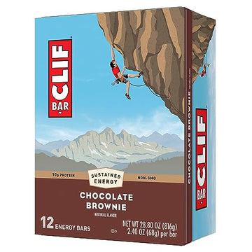 CLIF BAR - Chocolate Brownie Flavor - Made with Organic Oats - Non-GMO Clif Bar Au supplements