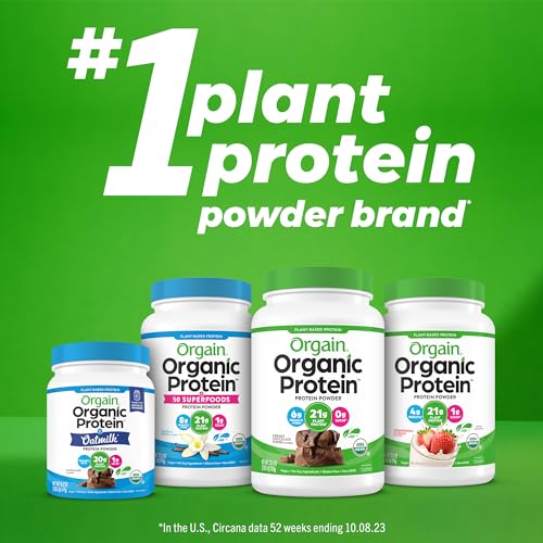 Orgain Organic Vegan Protein Powder, Pumpkin Spice - 21g of Plant Based Protein Orgain Au supplements