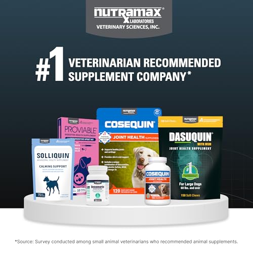 Nutramax Dasuquin for Large Dogs, Joint Health Supplement, Contains Glucosamine for Dogs, Plus Chondroitin, ASU, MSM and More, Supports Healthy Joints, Chewable Tablets, 150 Count Nutramax Laboratories Au supplements