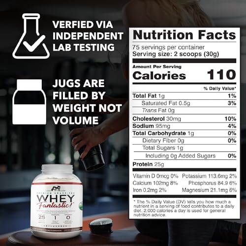 Whey Fantastic Unflavored - 100% Natural Grass Fed Whey Protein Powder - Unique 3 Fantastic Nutrition Au supplements