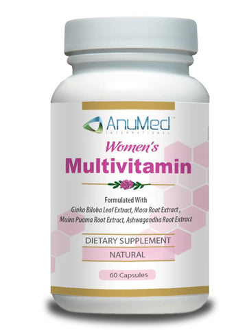 Women’s Multivitamin with Iron, Vitamin D3, Magnesium, B-Complex & Herbal Support – 60 Capsules – Energy, Hormone Balance, Heart Health – AnuMed AnuMed International Au supplements