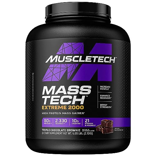 Muscletech Mass Gainer Mass-Tech Extreme 2000, Muscle Builder Whey Protein Powder MuscleTech Au supplements