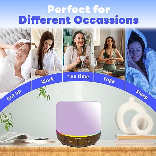 Scent Essential Oil Diffuser 2 Pack Max 200 ML Ultrasonic Cool Mist Humidifiers and Aromatherapy Otheya Au supplements