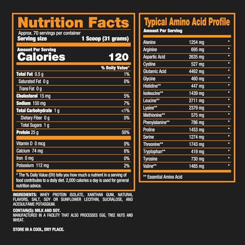 BPI Sports ISO HD Isolate Protein Vanilla Cookie, 76.8 oz - 69 Servings BPI Sports Au supplements
