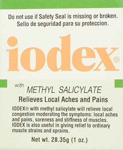 IODEX with Methyl Salicylate 1 OZ - (Pack of 2) IODEX Au supplements