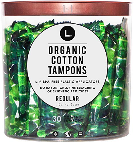 L. Organic Cotton Regular Absorbency Compact Tampons 30 Count L. Au supplements
