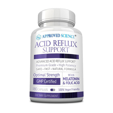 Approved Science® Acid Reflux Support - with Melatonin, Marshmallow Root, L-Taurine -180 Capsules - Vegan Approved Science Au supplements