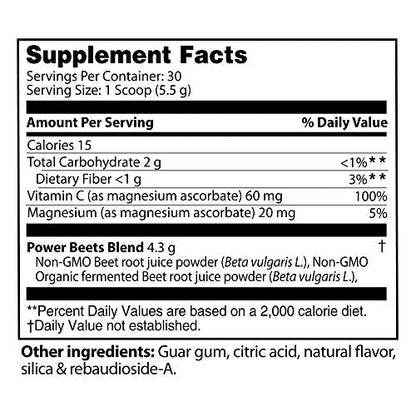 Nu-Therapy Power Beets - Super Concentrated Circulation Superfood - Dietary Supplement SlimFastUS supplements