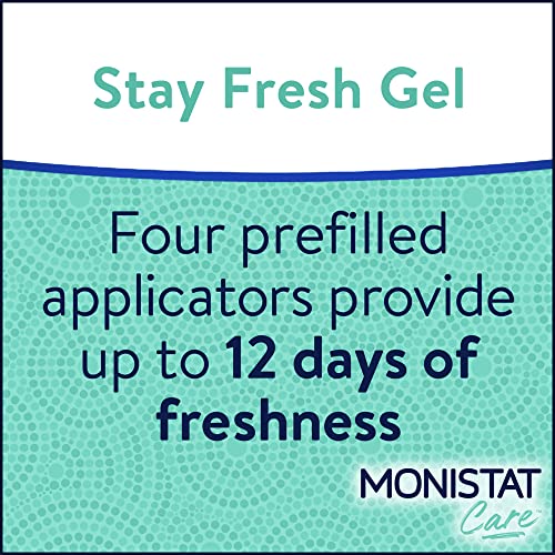 Monistat Stay Fresh Gel, Odor Eliminating Gel for Feminine Care, Fragrance Free Vaginal Gel, Prefilled Monistat Au supplements