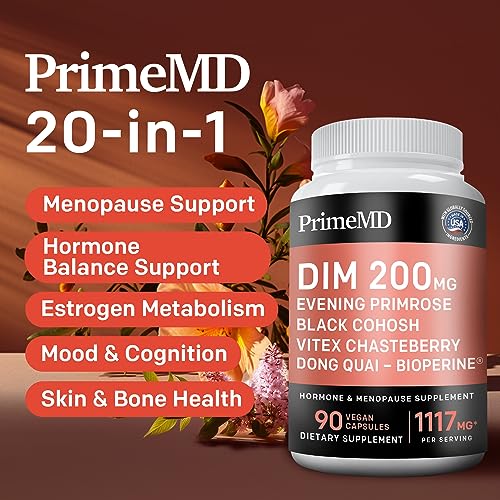 20-in-1 Menopause Supplements for Women - Dim Supplement Women - Estrogen Supplement PrimeMD Au supplements