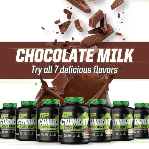MusclePharm Combat 100% Whey, Chocolate Milk - 5 lb Protein Powder - Gluten Free Muscle Pharm Au supplements