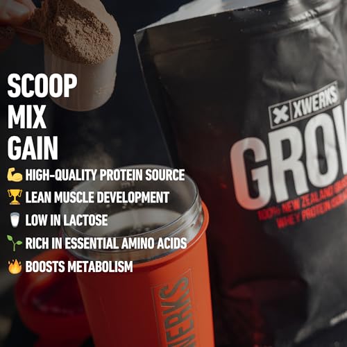 Xwerks Grow 100% New Zealand Grass-Fed Whey Protein - 25g of Pure Isolate Protein Xwerks Au supplements