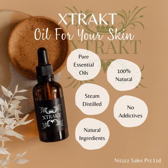 XTRAKT Pure Rose Essential Oil - Therapeutic Grade Aromatherapy Oil for Elegance and Emotional Balance XTRAKT Au supplements