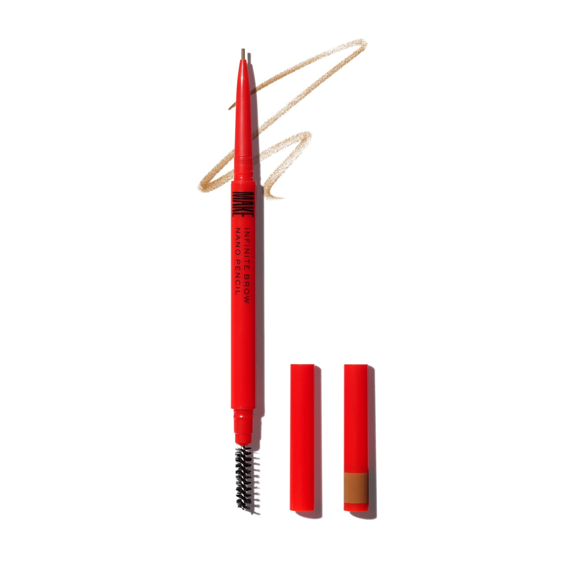MAKE Beauty Nano Brow, Micro Eyebrow Pencil. Long-Lasting Smudgeproof Eye Brow Makeup for Hairlike Lines. Precision Liner for Natural-Looking Eyebrows - Shade, Warm Taupe MAKE Au supplements