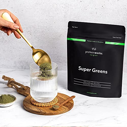 Protein Works Super Greens Powder | Nutrient Dense Detox Shake | Supports Immune System Protein Works Au supplements