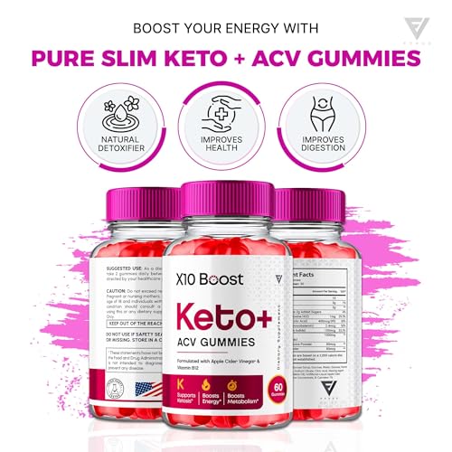 (2 Pack) X10 Boost Keto ACV Gummies, X10 Keto Boost Gummies Advanced Weight Loss Fyvus Au supplements