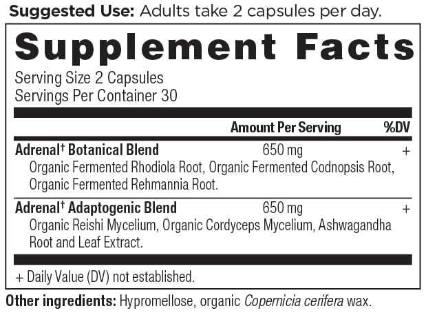Ancient Nutrition Adrenal Support with Ashwagandha Supplement, Helps Reduce Stress & Fatigue, Paleo and Keto Friendly, Gluten Free, 1300mg, 60 Capsules Ancient Nutrition Au supplements