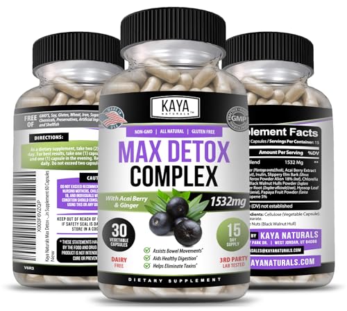 Kaya Naturals - Max Detox - 100% Natural, Healthy, Safe & New, Pure Herbal Ingredients Kaya Naturals Au supplements