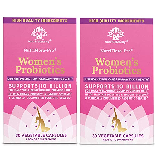 Nutricelebrity NutriFlora-Pro Probiotics for Women - Support Vaginal, Urinary Health Nutricelebrity Au supplements