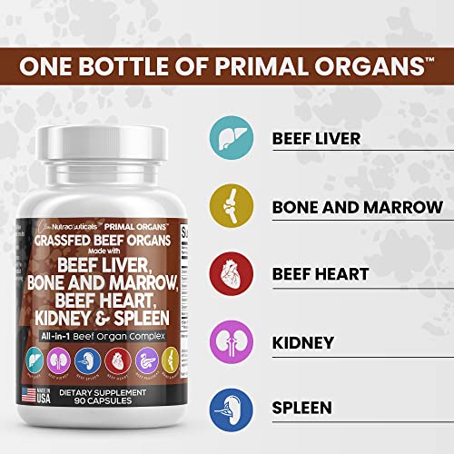 Grass Fed Beef Liver Capsules 3000mg - Premium Quality Beef Organs Clean Nutraceuticals Au supplements