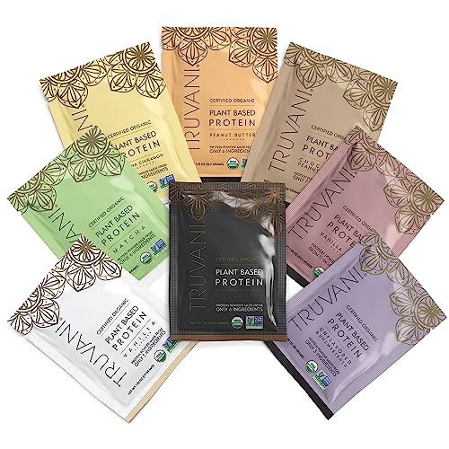 Truvani Organic Vegan Protein Powder Sample Pack - 20g of Plant Based Protein, Organic Truvani Au supplements