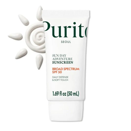 PURITO Korean Sunscreen SPF 50 | Lightest Texture, No White Cast, Broad Spectrum UVA/UVB | Oil-Free, Vegan, For All Skin Types | Daily Lightweight Sun Protection | Korean Skincare, 50mL 1.69 fl.oz PURITOAU supplements