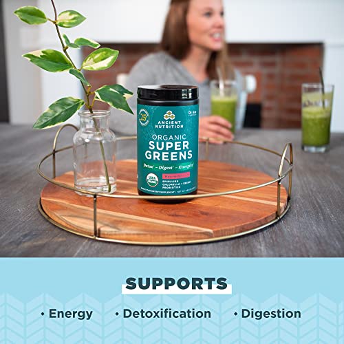 Ancient Nutrition Organic Watermelon Supergreens, 8.82 OZ Ancient Nutrition Au supplements