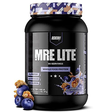 REDCON1 MRE Lite Whole Food Protein Powder, Blueberry Cobbler - Low Carb & Whey REDCON1 Au supplements