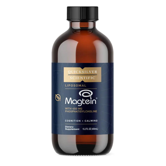 Quicksilver Scientific Liposomal Magtein - Magnesium Supplement for Brain Function Support - Stress, Sleep & Memory Support - Gluten-Free, Sugar-Free & Vegan - 15.2 fl oz (30 Servings) Quicksilver ScientificAU supplements