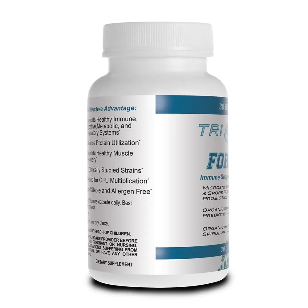 Essential Source TriActive Biotics for Men - Probiotic Capsules, 30 Billion CFU with Prebiotics & Blue Spirulina, Shelf Stable, Allergen Free, Digestive & Immune Support, 30 Count Essential Source Au supplements