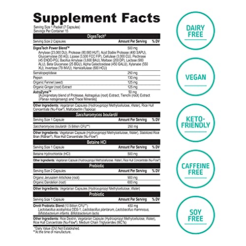 ONNIT Total Gut Health - Complete Probiotics & Digestive Enzyme Supplement ONNIT Au supplements