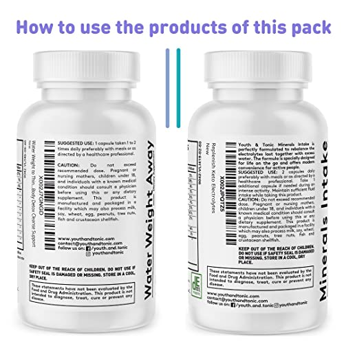 Water Weight Pills for Thin Waistline Belly Bloating Swelling & Temporary Water Retention Youth & Tonic Au supplements