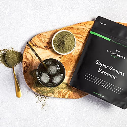 Protein Works Super Greens Extreme Powder , 156 Health Benefits , 41 Active Ingredients Protein Works Au supplements