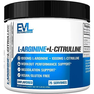 Evlution Nutrition L-Arginine + L-Citrulline - Endurance + Workout Performance Evlution Au supplements