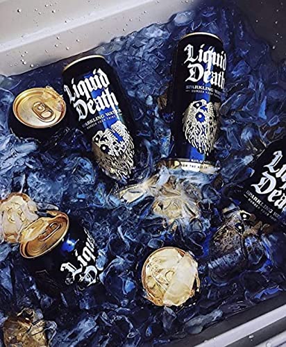 Liquid Death Sparkling Mountain Water, 16.9 oz Tallboys (18-Pack) Liquid Death Au supplements