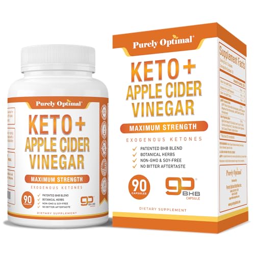Purely Optimal Keto BHB + Apple Cider Vinegar Capsules with The Mother - Keto Diet Purely Optimal Au supplements